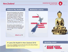 Tablet Screenshot of buddhism.org.nz