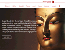 Tablet Screenshot of buddhism.lv